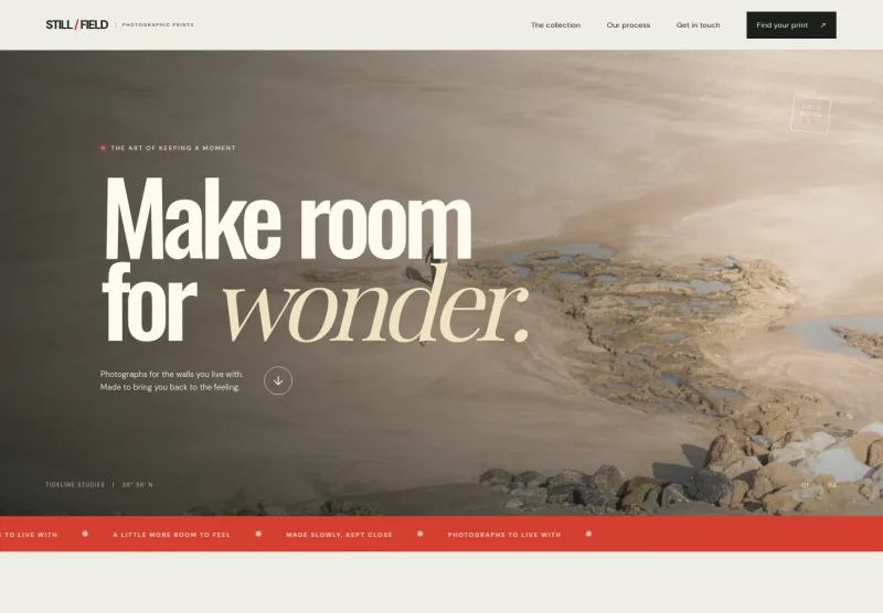 Photography Sales Website Template
