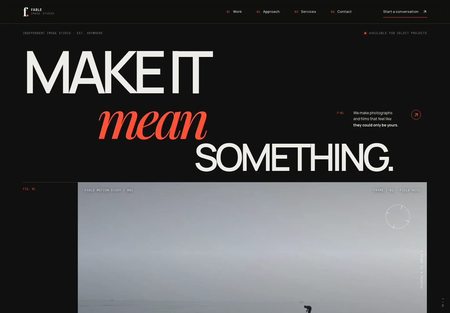 Photography & Videography Website Template