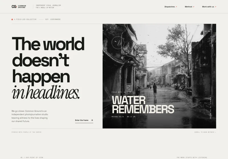Photojournalism Website Template