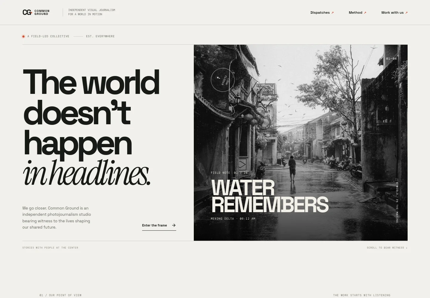 Photojournalism Website Template