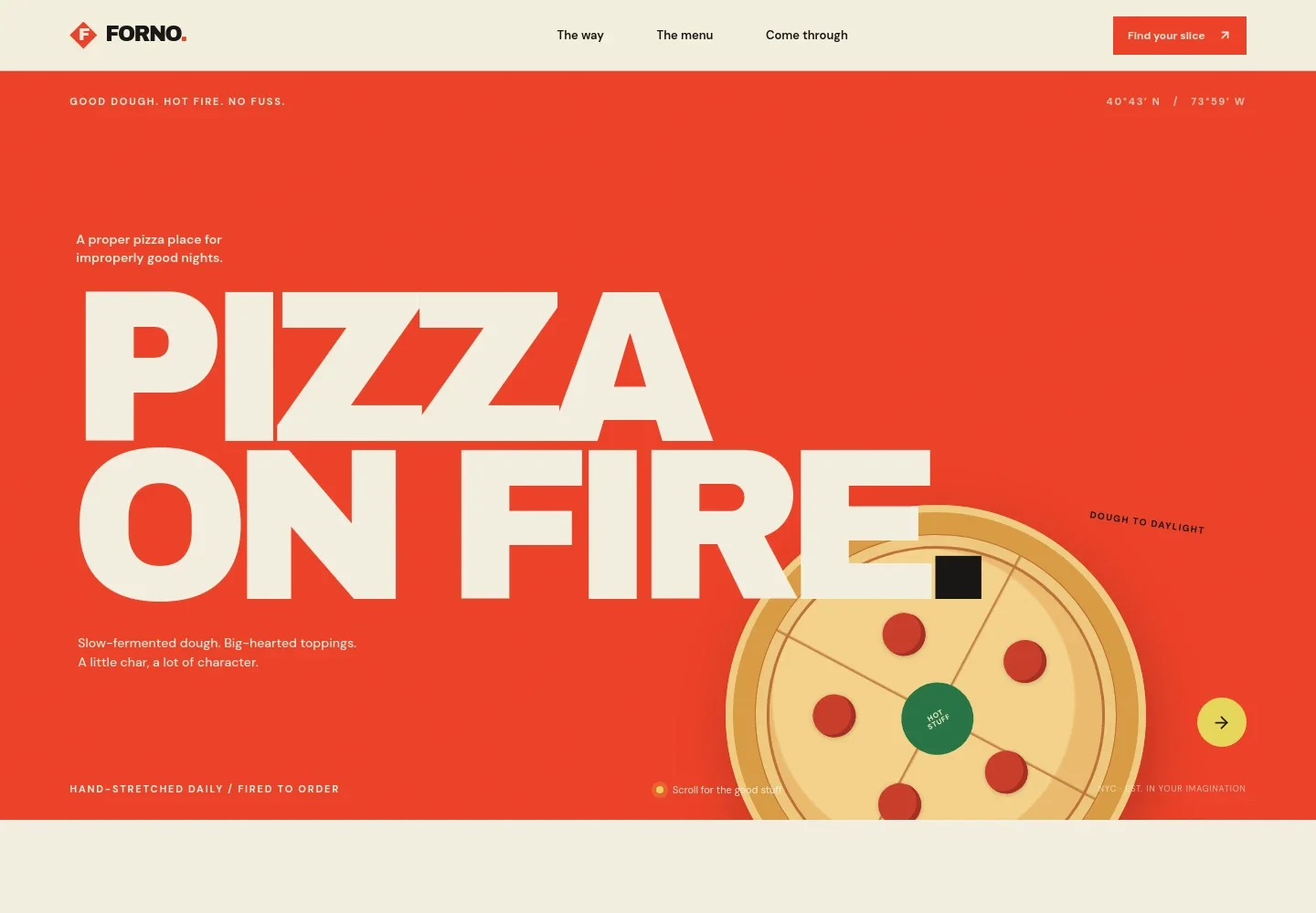 Pizza Website Template