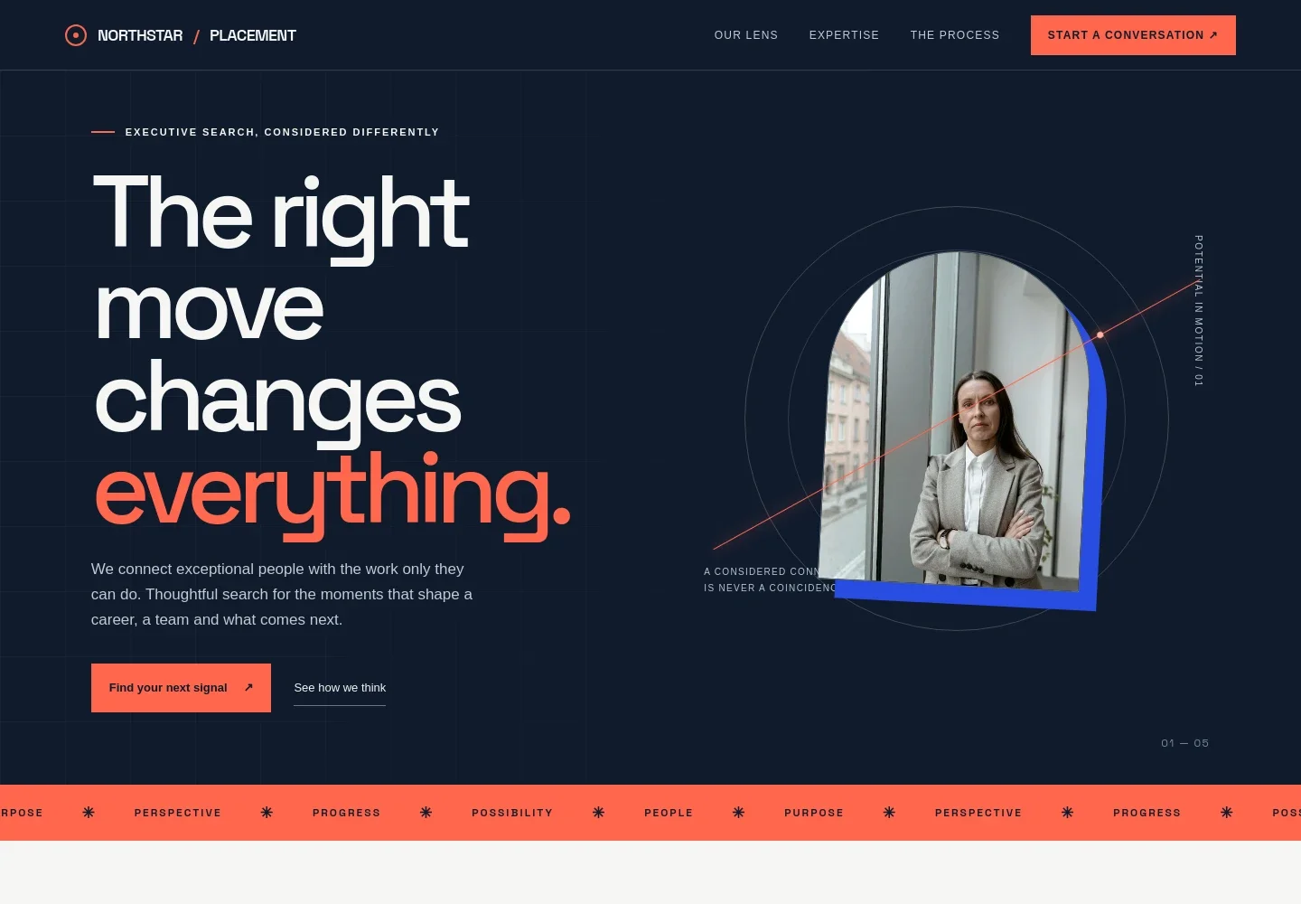 Placement Consulting Website Template