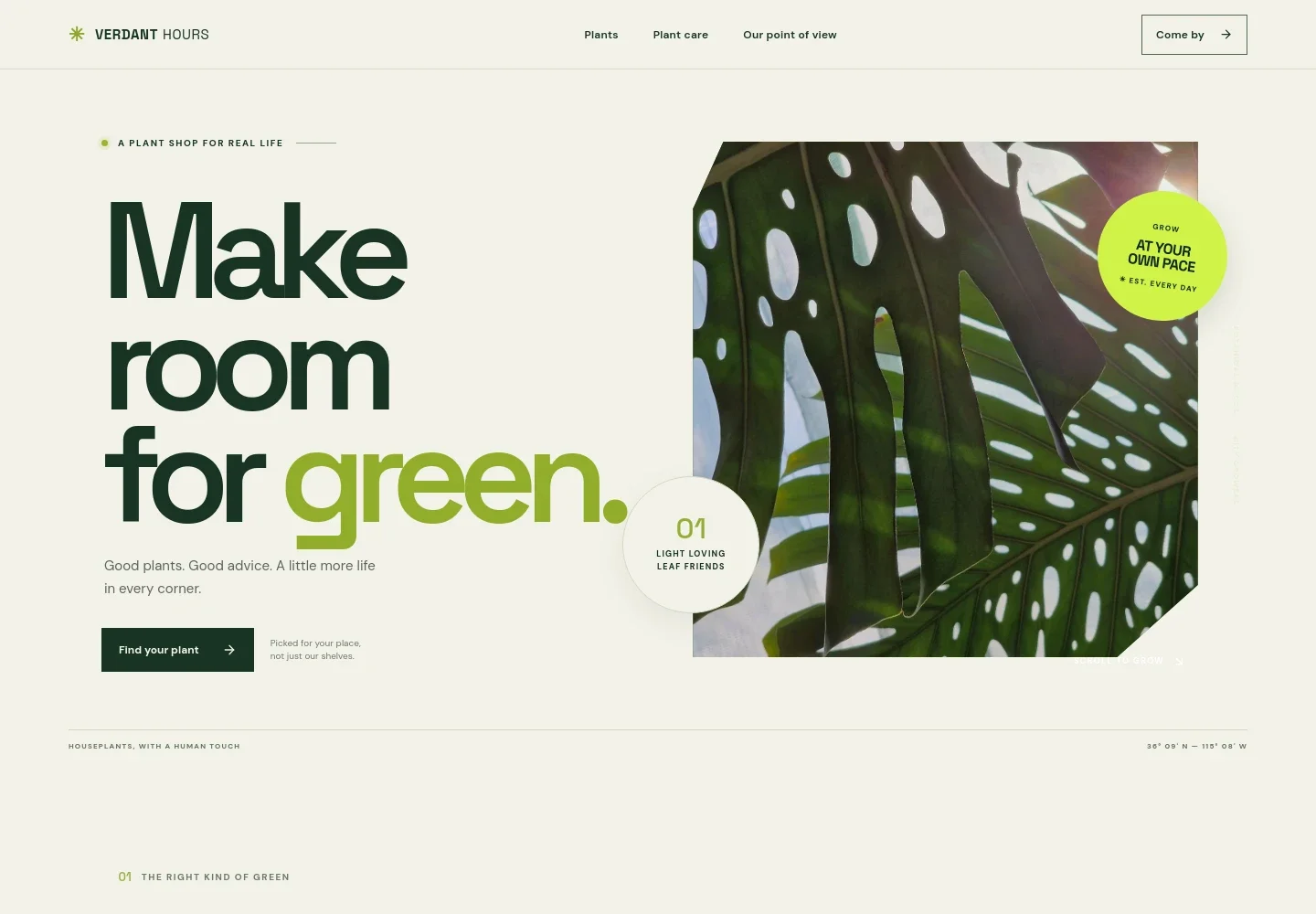 Plant Store Website Template