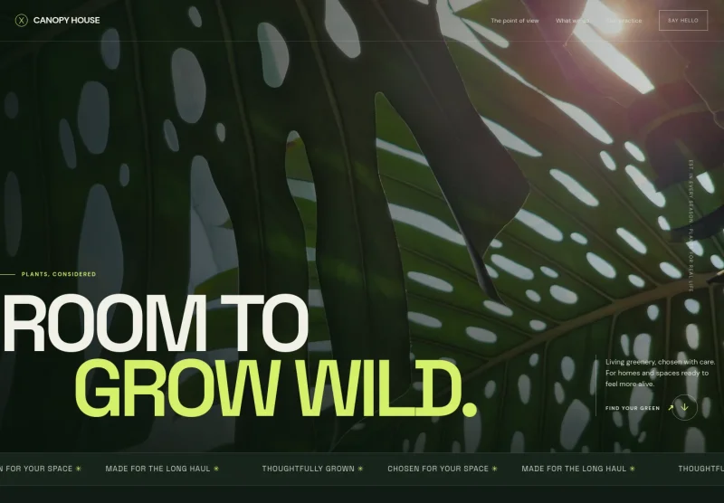 Plant Website Template