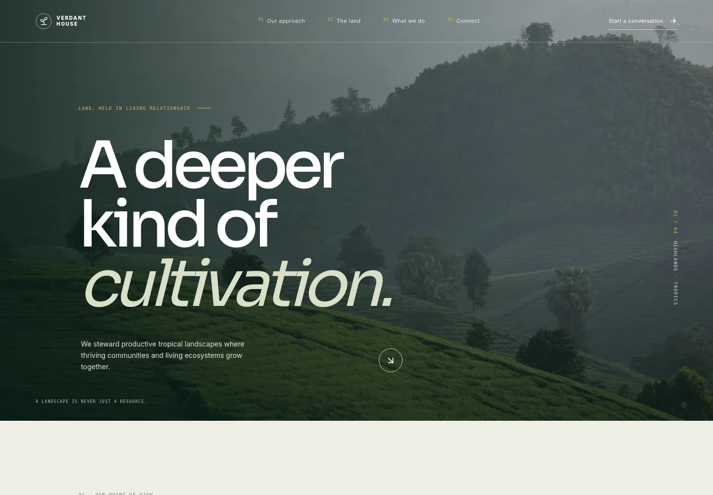 Plantation Website Template