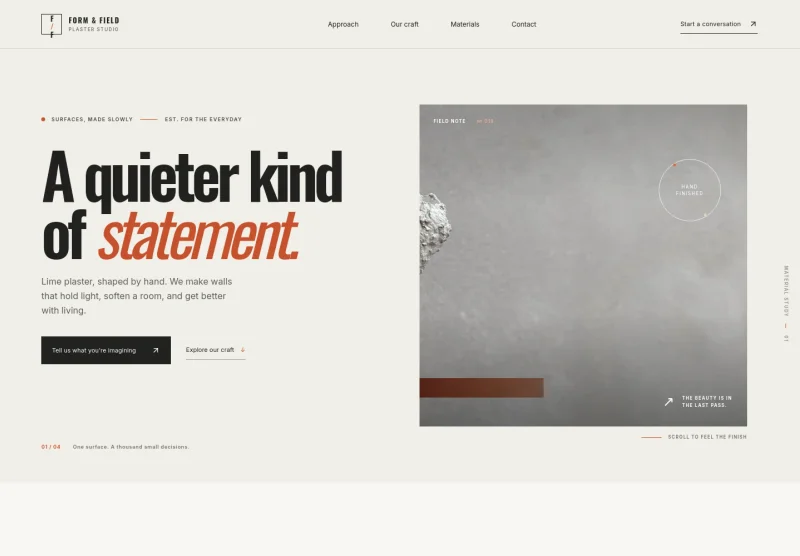 Plasterer Website Template