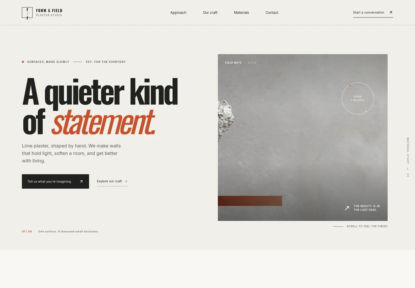 Plasterer Website Template