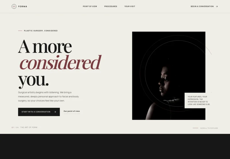 Plastic Surgeon Website Template