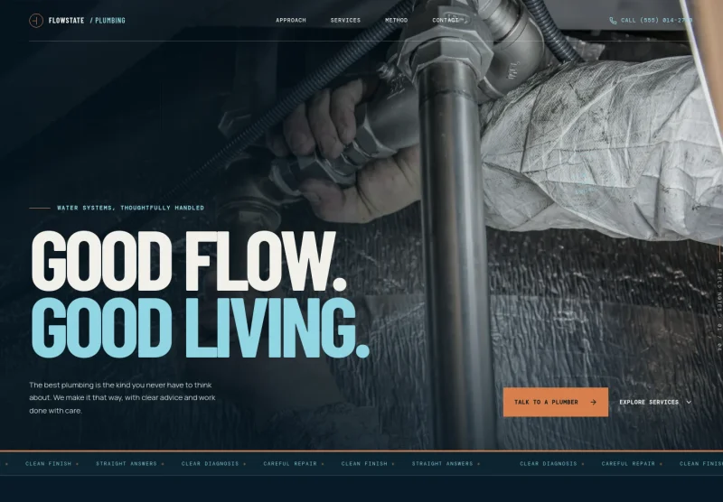 Plumbing Website Template