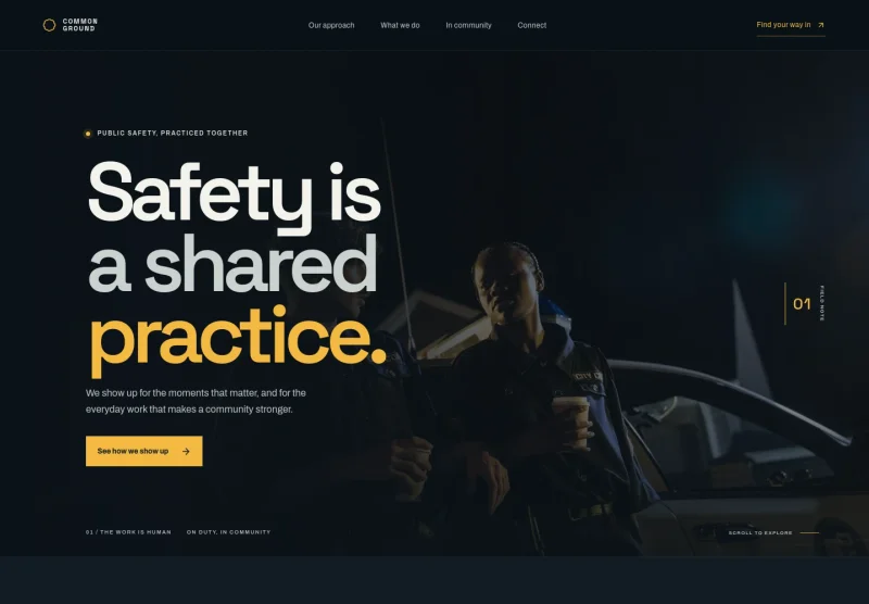 Police Website Template