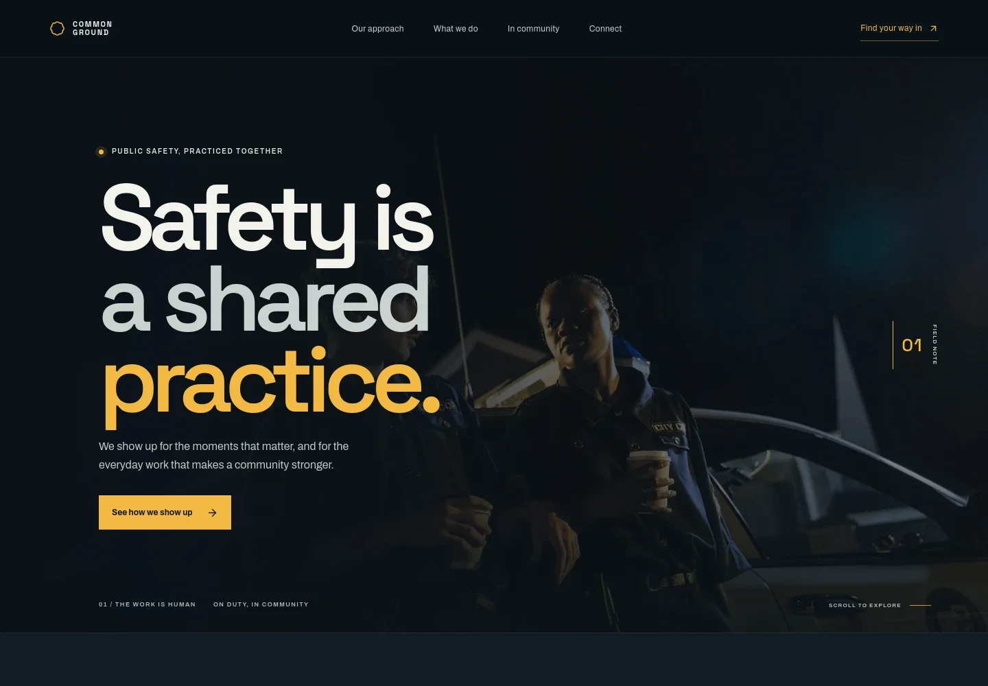 Police Website Template