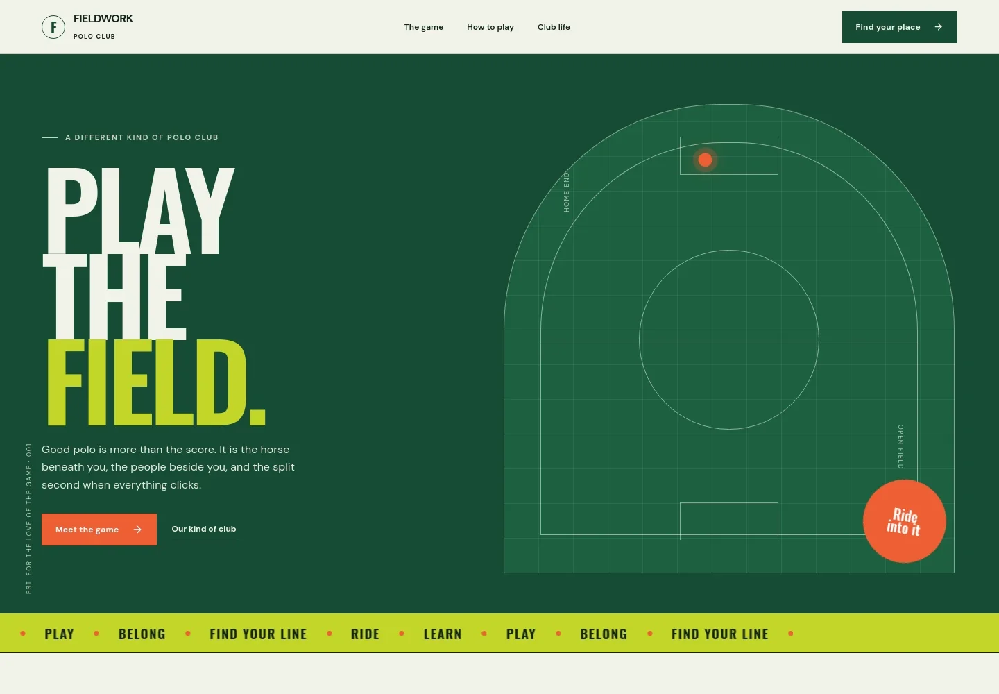 Polo Club Website Template