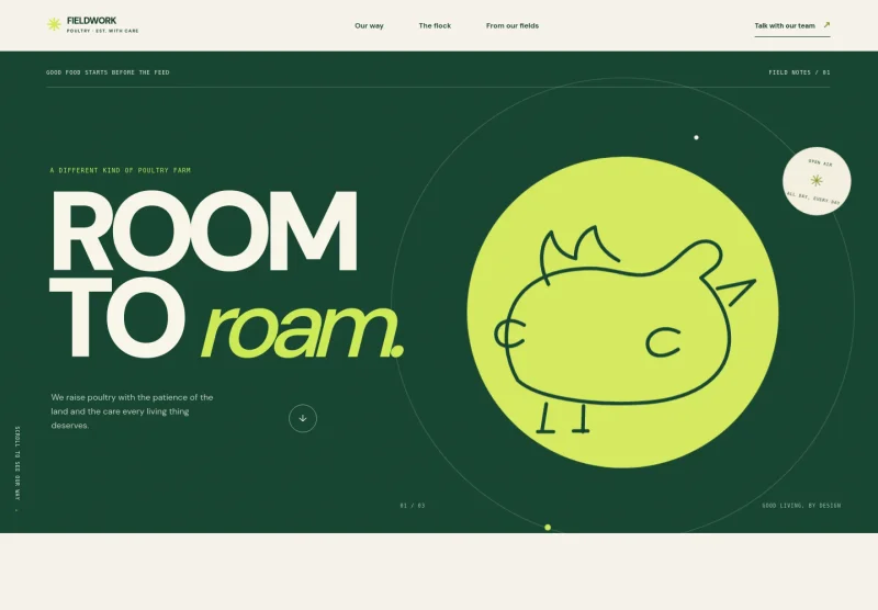 Poultry Farm Website Template