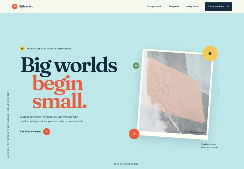 Preschool Website Template
