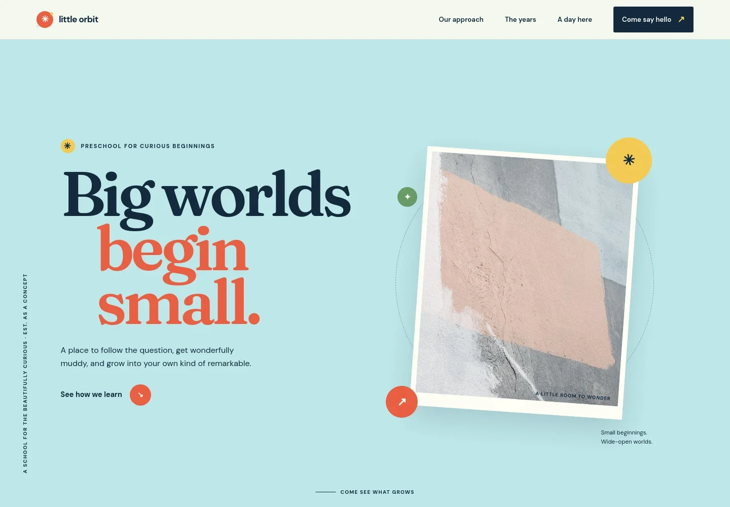 Preschool Website Template