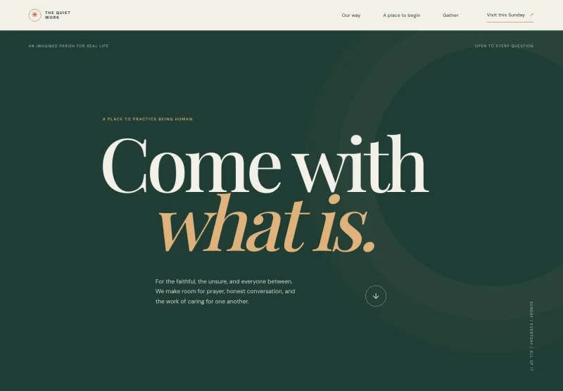 Priest Website Template