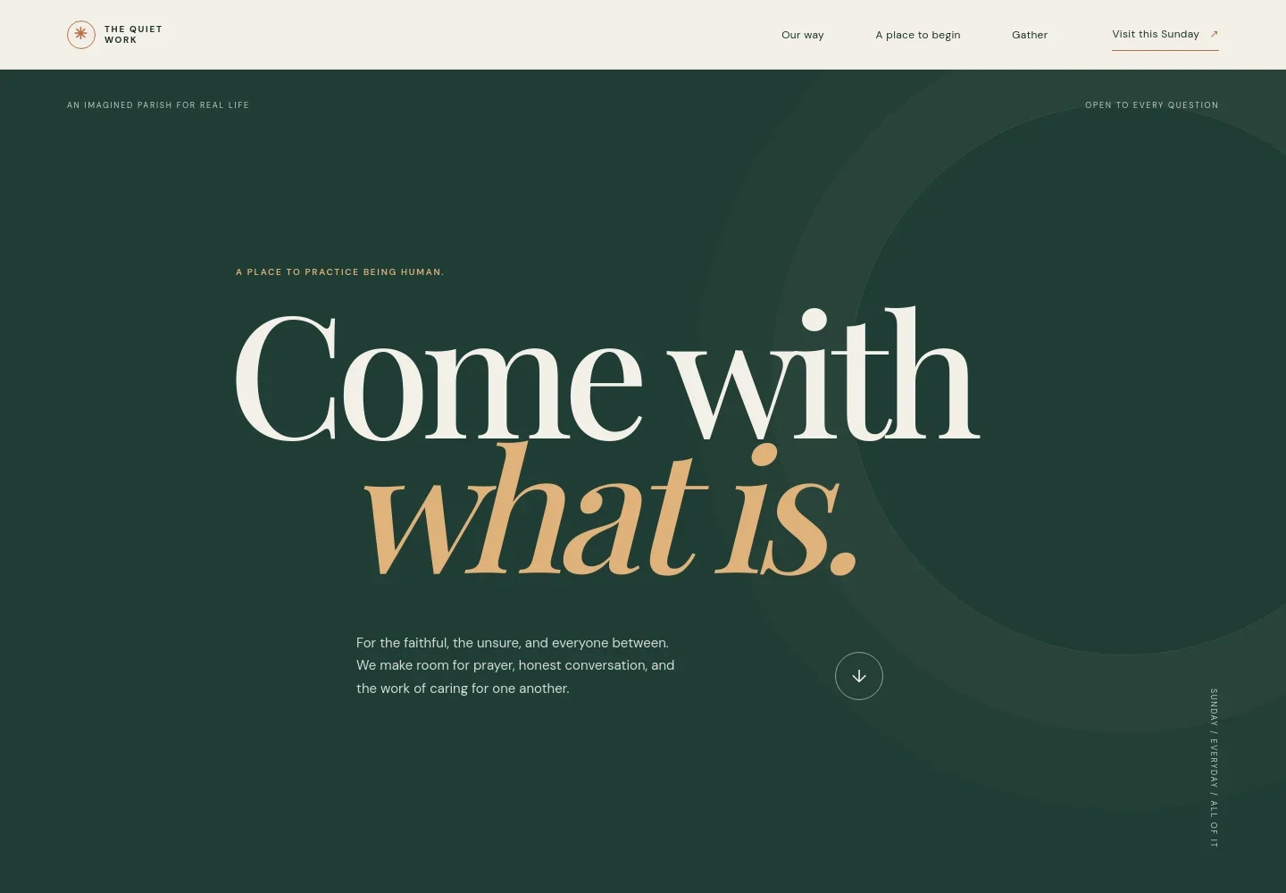 Priest Website Template