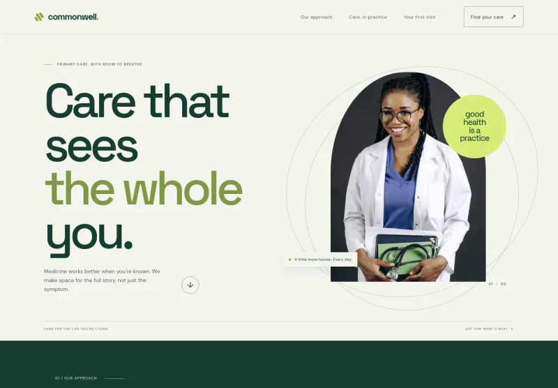 Primary Care Website Template