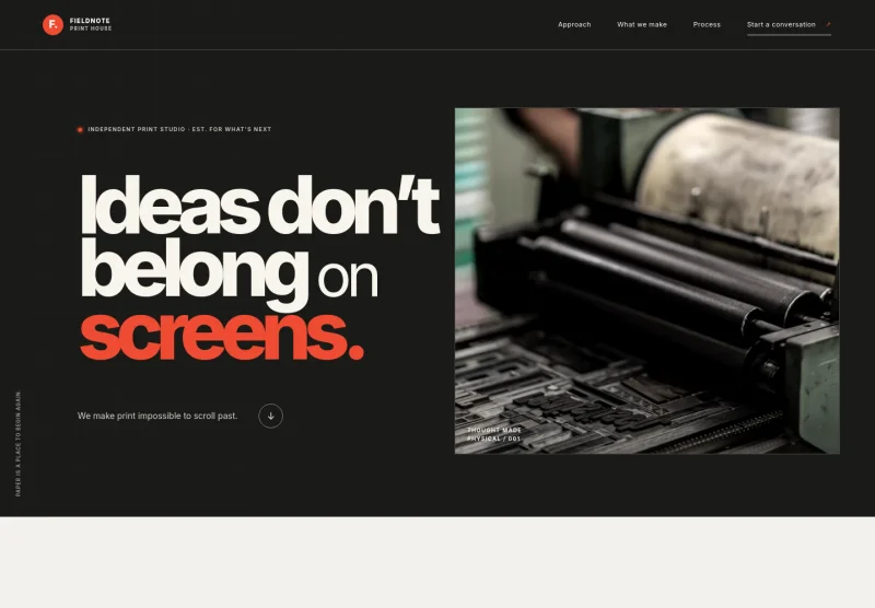 Print Media Website Template