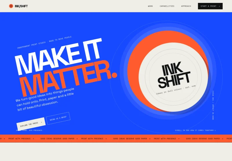 Print Shop Website Template