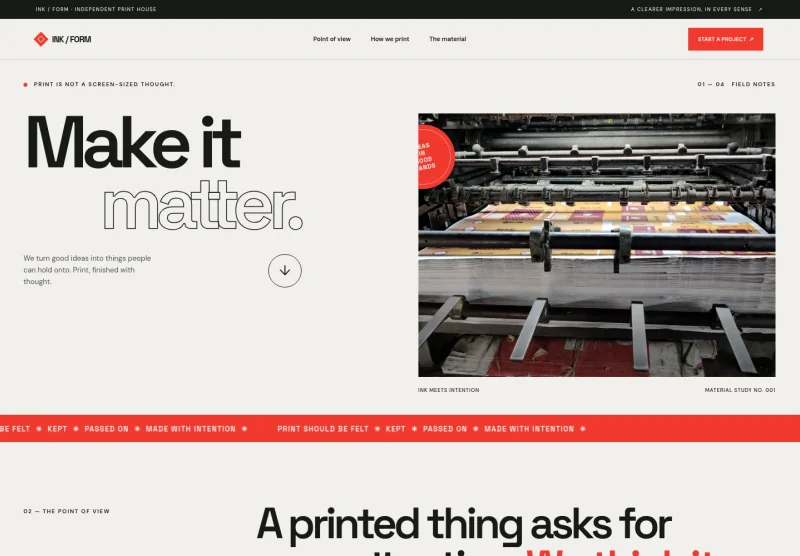 Printers Website Template