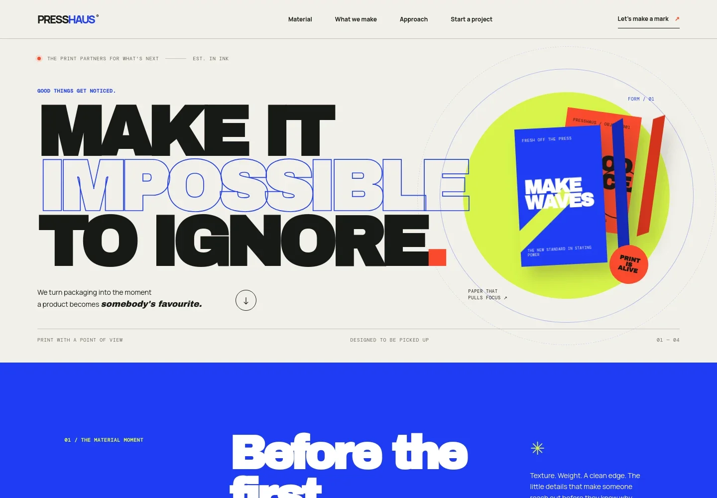 Printing And Packaging Website Template