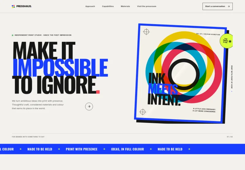 Printing Machine Website Template