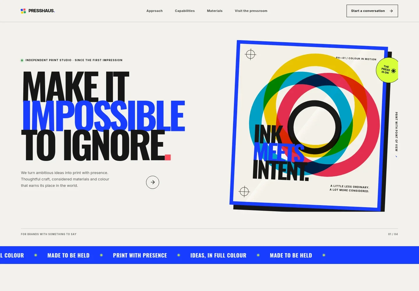 Printing Machine Website Template