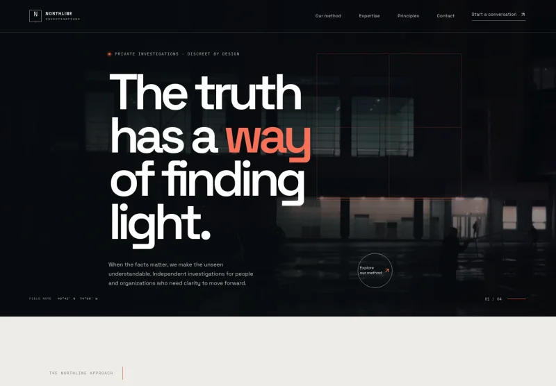 Private Investigator Website Template