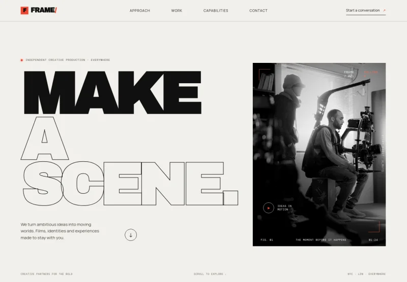 Production Studio Website Template