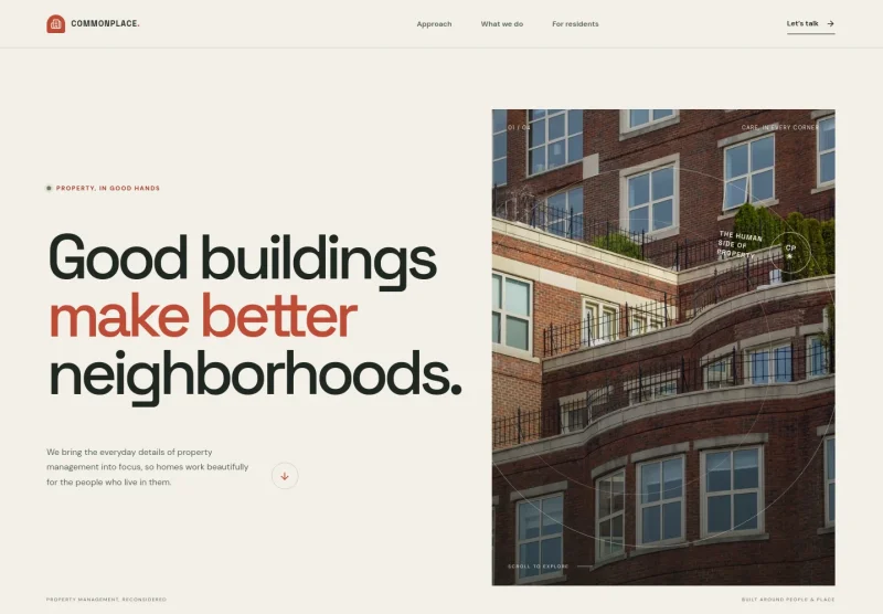 Property Management Website Template