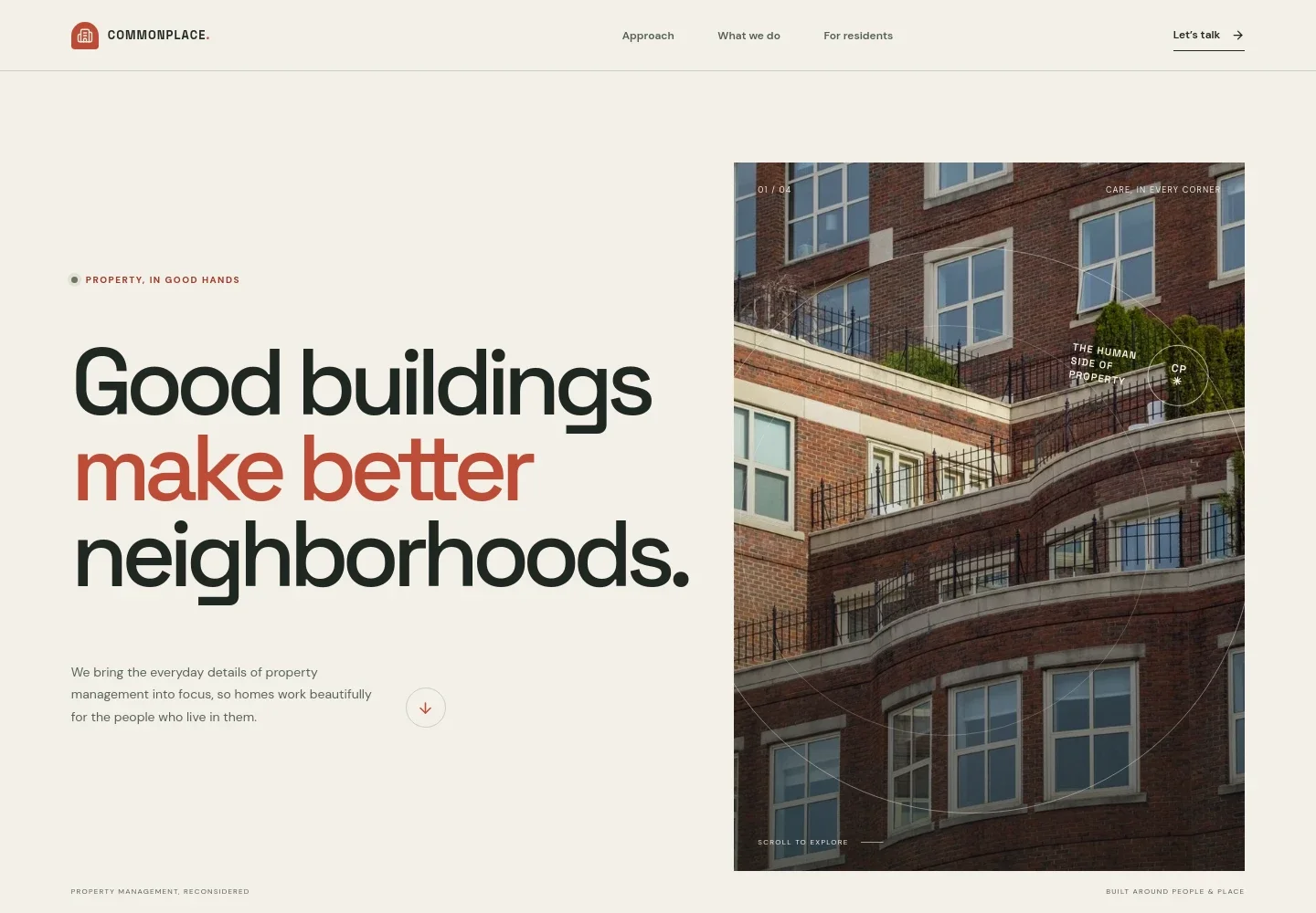 Property Management Website Template