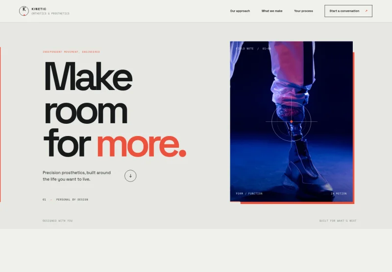 Prosthetist Website Template