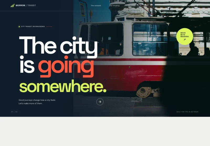 Public Transport Website Template