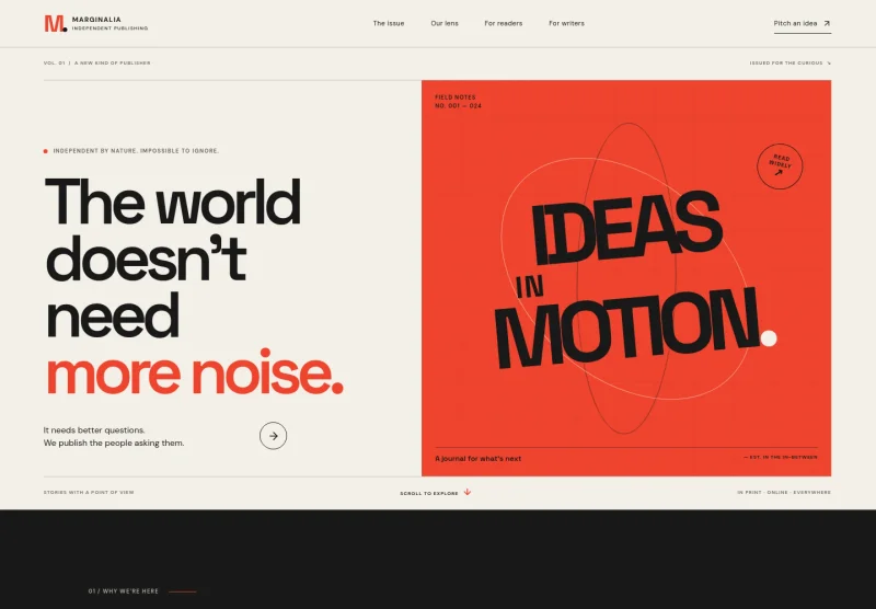 Publisher Website Template