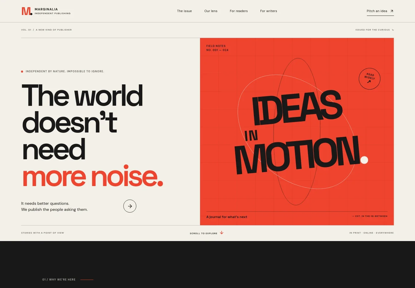 Publisher Website Template