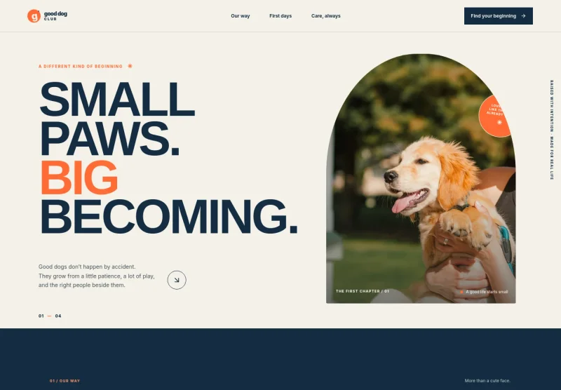 Puppies Website Template