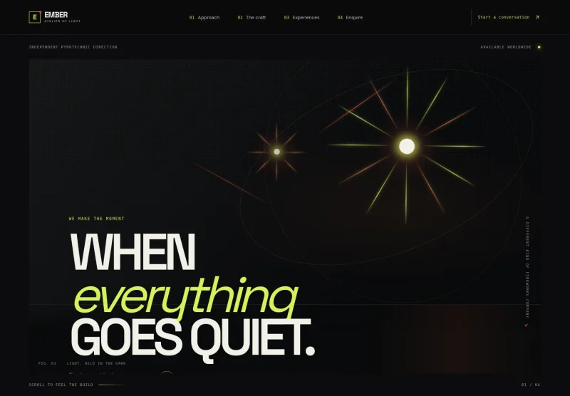 Pyrotechnician Website Template
