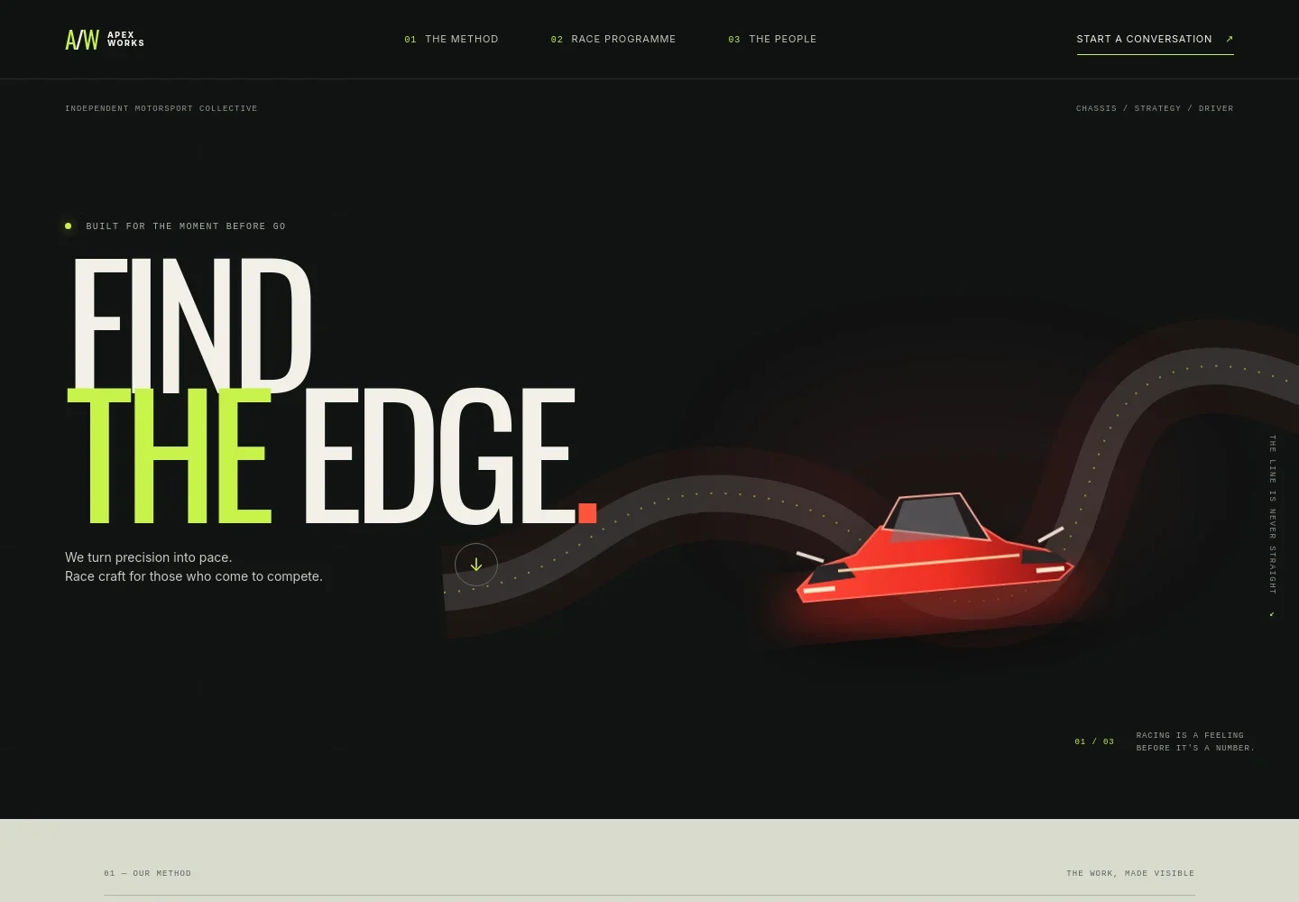 Racing Website Template