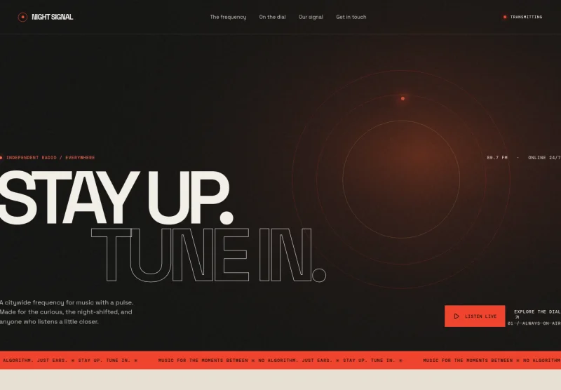 Radio Station Website Template