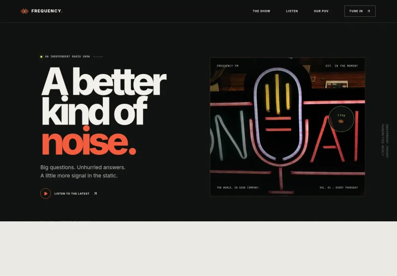 Radio Talk Show Website Template