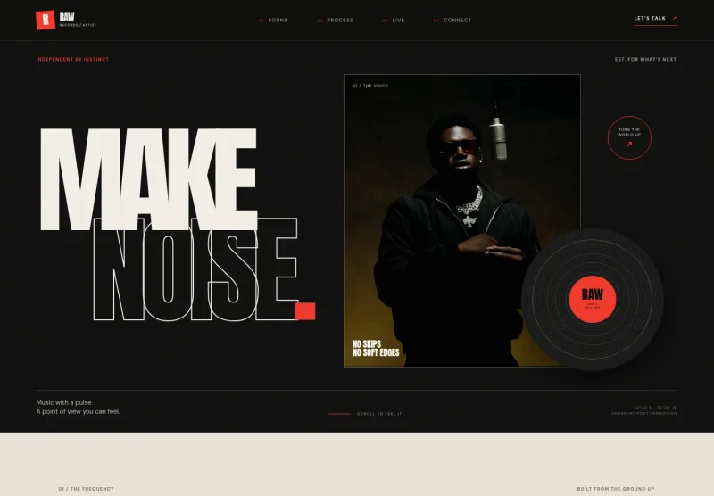 Rapper Website Template