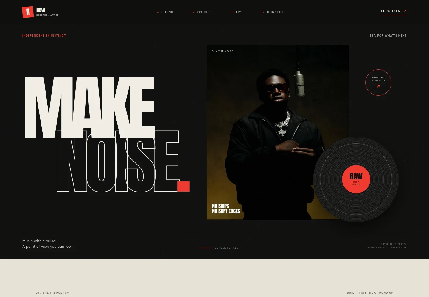 Rapper Website Template