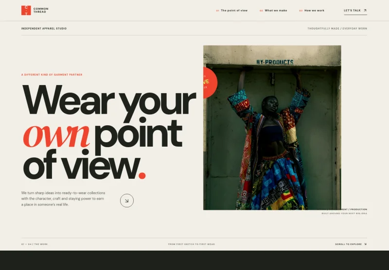 Readymade Garments Website Template