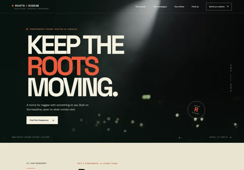 Reggae Music Website Template