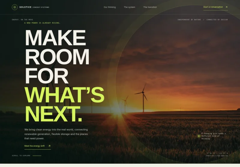 Renewable Energy Website Template
