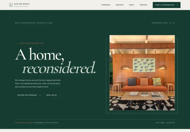 Renovation Website Template