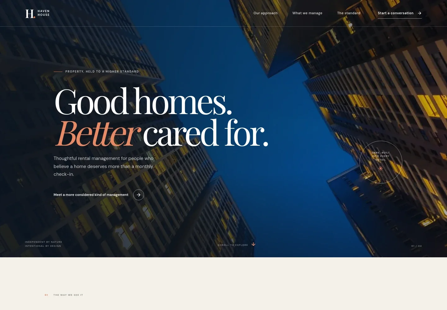 Rental Management Website Template