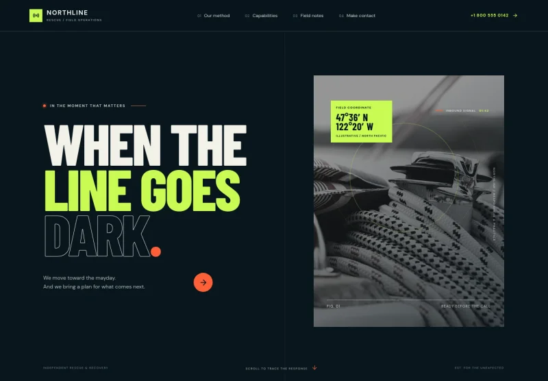 Rescue Work Website Template