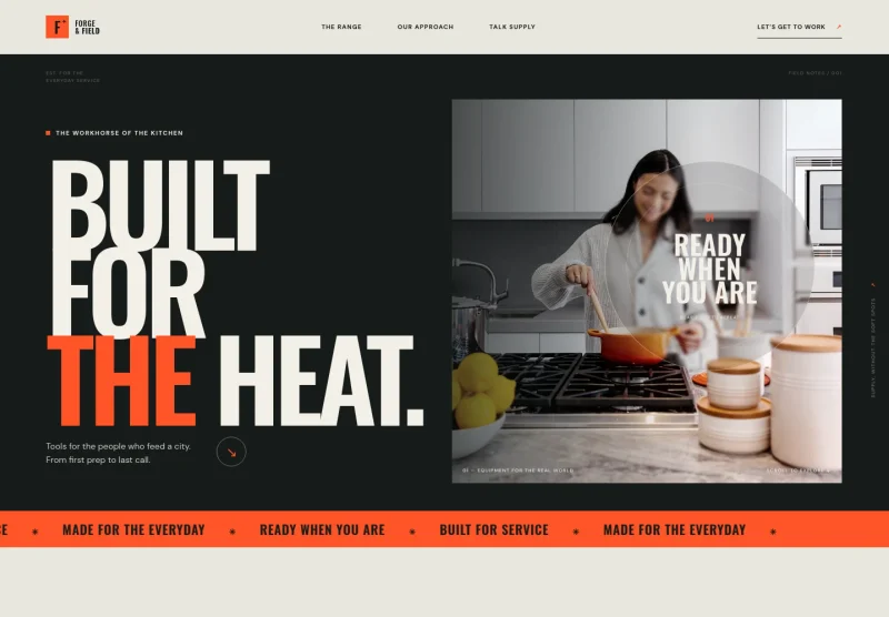Restaurant Supply Store Website Template